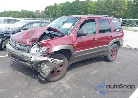 2003 Mazda Tribute Lx V6 z USA, uszkodzony, nr VIN 4F2YZ04103KM24573